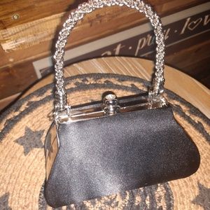 Black /Silver evening bag, purse, clutch